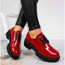 Women's boots with platform red Laura La.Fi 2