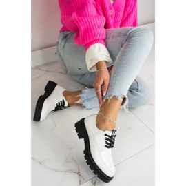 Women's boots with platform boots, white Laura La.Fi 1