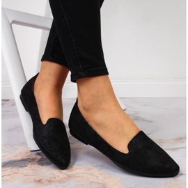 Women's black lordsy shoes by Sergio Leone 1