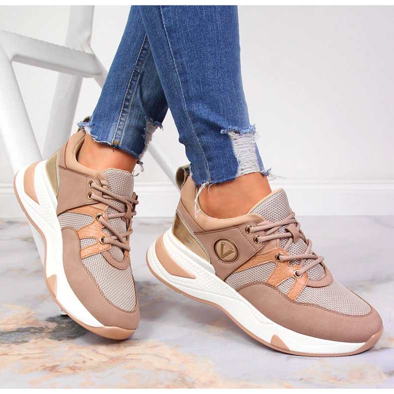 Women's sneakers on the Vinceza platform multicolored 1