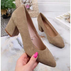 Pumps suede beige Sergio Leone 1