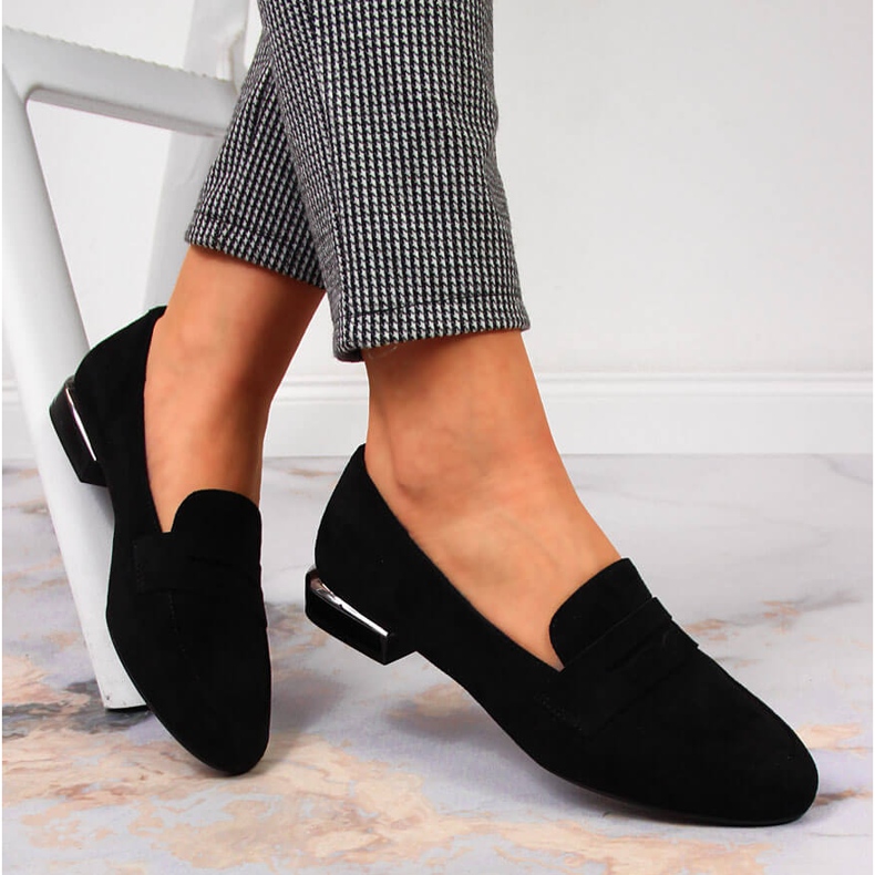 Black women's shoes, moccasins by Sergio Leone 1 Black women's shoes, moccasins by Sergio Leone 1