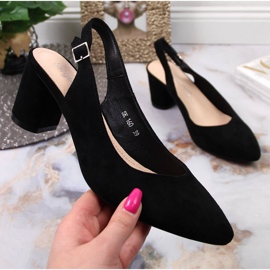 Pumps for women on the black post by Sergio Leone 1 Pumps for women on the black post by Sergio Leone 1