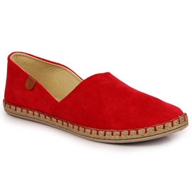 Red Vinceza women's espadrilles with a cut-out 2