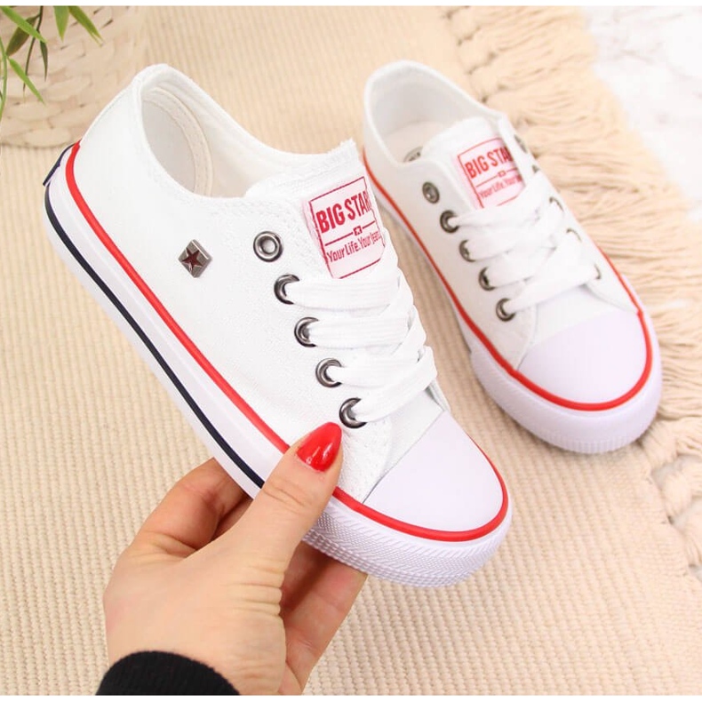White children's sneakers Big Star FF374200 ['white'] 1