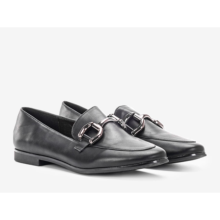 Black women's Arline loafers 1
