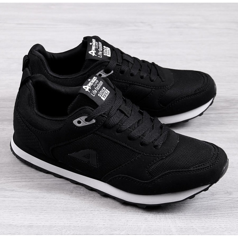American Club black men's sports shoes 1 American Club black men's sports shoes 1
