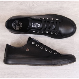 Men's black eco leather sneakers Big Star V174345 1 Men's black eco leather sneakers Big Star V174345 1