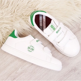 Children's eco leather velcro white Big Star DD374029 sneakers 1