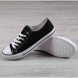 Black Atletico men's low sneakers sneakers 1