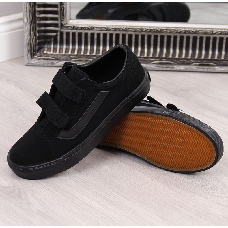 Black Atletico black velcro children's sneakers 1 Black Atletico black velcro children's sneakers 1