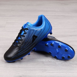 American Club black and blue men's soccer cleats black / blue 2 American Club black and blue men's soccer cleats black / blue 2