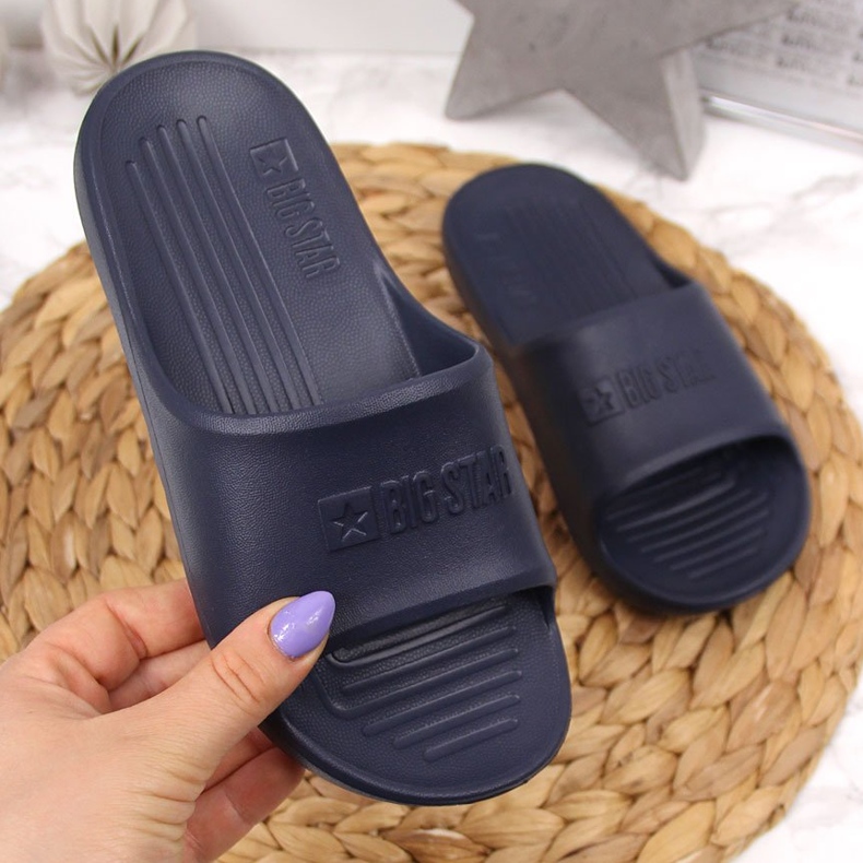 Children's foam slippers Big Star GG374810 navy blue 1 Children's foam slippers Big Star GG374810 navy blue 1