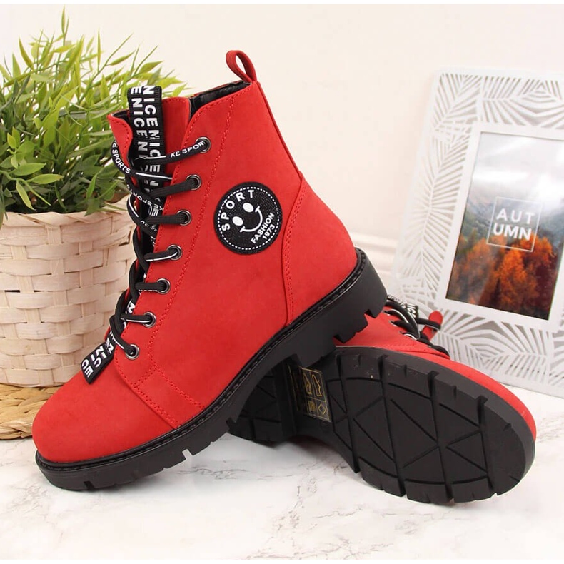 Red Vinceza warmer girls' workers 2