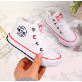 Children's white zip-up sneakers Big Star HH374083 1