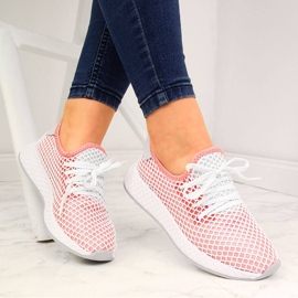 American Club pink running shoes 1