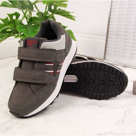 Sport boys' gray American Club velcro grey 2 Sport boys' gray American Club velcro grey 2
