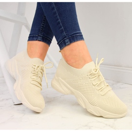 Beige Filippo women's socks sports shoes 1