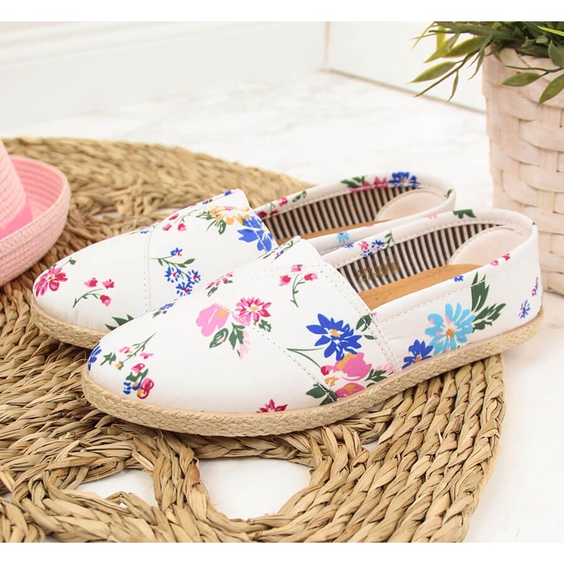 McKeylor's white flower girls' espadrilles 2