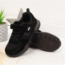 Black Befado velcro children's sports shoes 2