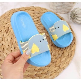Befado children's blue foam slippers 1