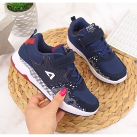 American Club navy blue Velcro children's sports shoes 1 American Club navy blue Velcro children's sports shoes 1