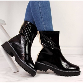 S.Barski Black patent leather boots by S. Barski 1