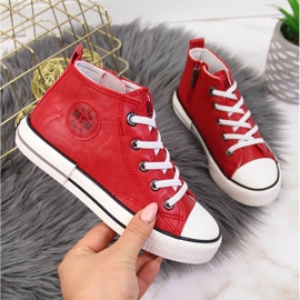 Children's sneakers eco leather red Big Star II374005 1