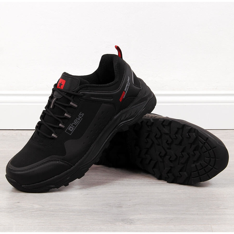 Men's hiking shoes waterproof black NEWS 1 Men's hiking shoes waterproof black NEWS 1