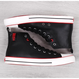 Men's high-top sneakers with black eco leather Big Star JJ174070 2