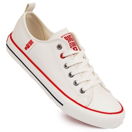 Men's low-top white eco-leather sneakers Big Star JJ174069 1
