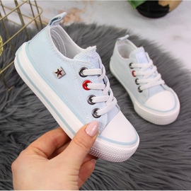 Children's sneakers with elastic blue Big Star HH374094 1 Children's sneakers with elastic blue Big Star HH374094 1