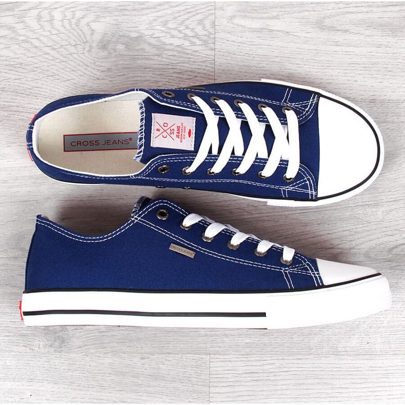 Men's navy blue Cross Jeans JJ1R4004C sneakers 1 Men's navy blue Cross Jeans JJ1R4004C sneakers 1