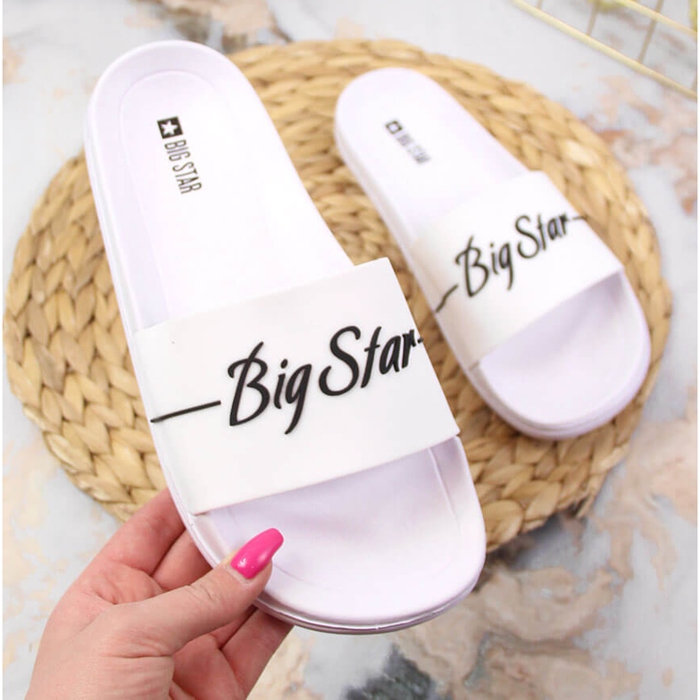 White sports slippers Big Star JJ274A301 1