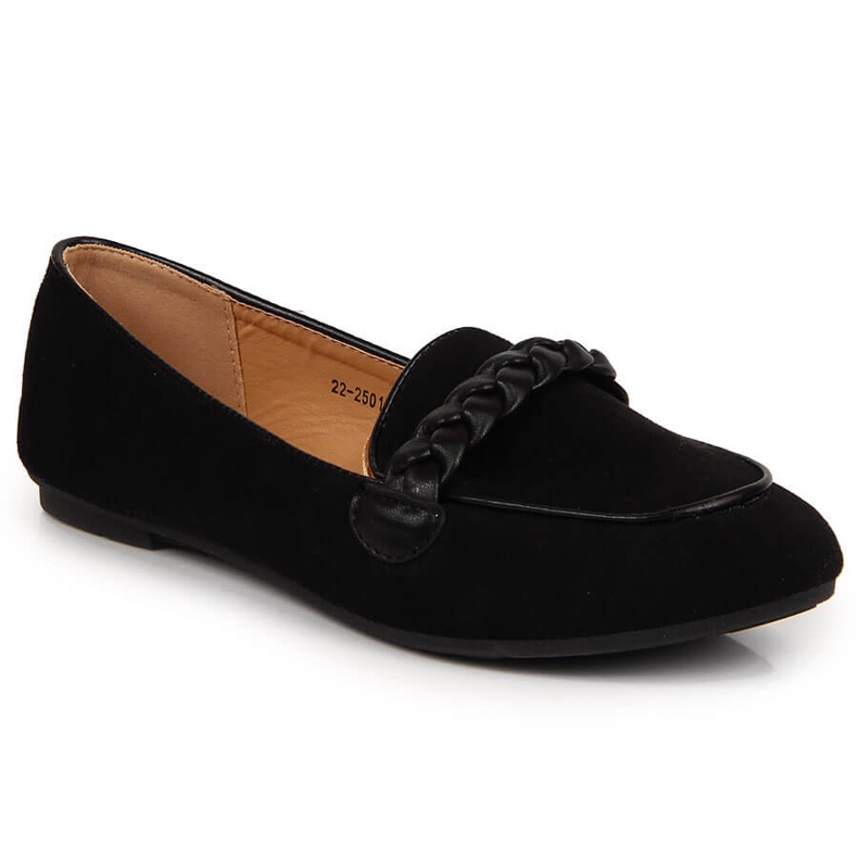 Black Potocki women's slip-on shoes 2