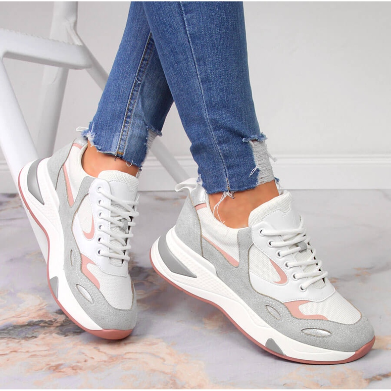 White Vinceza women's sports shoes grey multicolored 1