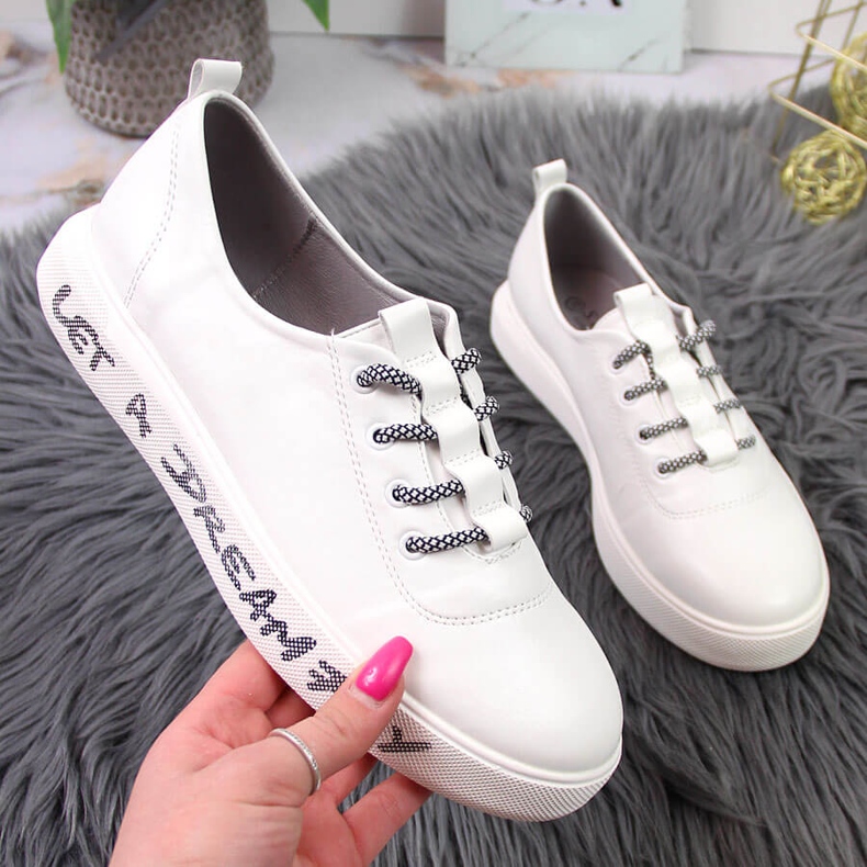 S.Barski White S. Barski women's platform shoes 1