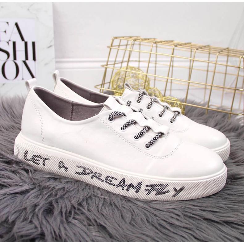 S.Barski White S. Barski women's platform shoes 2