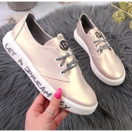 S.Barski Women's brogues with a pearl pink platform by S. Barski 1