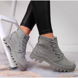 Gray Filippo gray leather women's sneakers grey 1 Gray Filippo gray leather women's sneakers grey 1