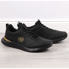 Black Bugatti men's casual sports shoes 1