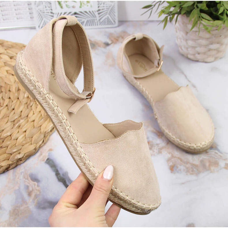 Beige espadrilles women's sandals eVento 1 Beige espadrilles women's sandals eVento 1