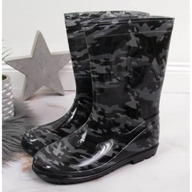 American Club black camo children's galoshes 1 American Club black camo children's galoshes 1