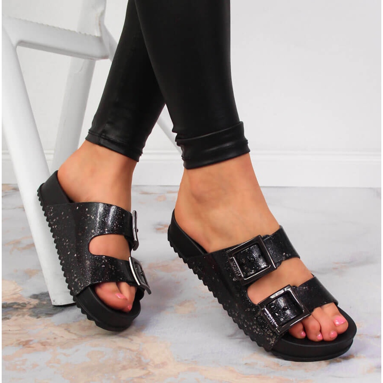 Black Zaxy women's rubber slippers HH285158 1 Black Zaxy women's rubber slippers HH285158 1