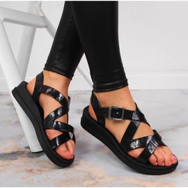 Black Zaxy fragrant women's sandals JJ285093 1