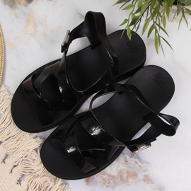 Black Zaxy fragrant women's sandals JJ285093 2