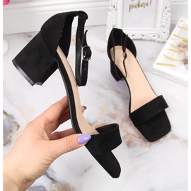 Black Vinceza women's sandals on the post 1