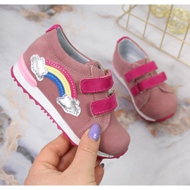 Girls' shoes with velcro lila Kornecki 6775 violet multicolored 1