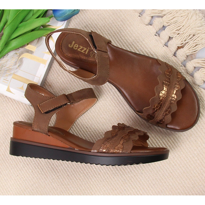 Women's brown sandals Jezzi 1 Women's brown sandals Jezzi 1