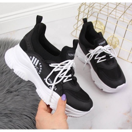 Black Vinceza women's sports shoes 1